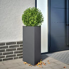 Plantenbak voor je favoriete planten en bloemen voor tuin of balkon - Staal/Antracietkleurig / 40 x 34.5 x 70 cm / 2