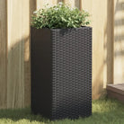Plantenbakken van poly rattan met nonwoven zak voor buitengebruik - Bloempotten & plantenbakken