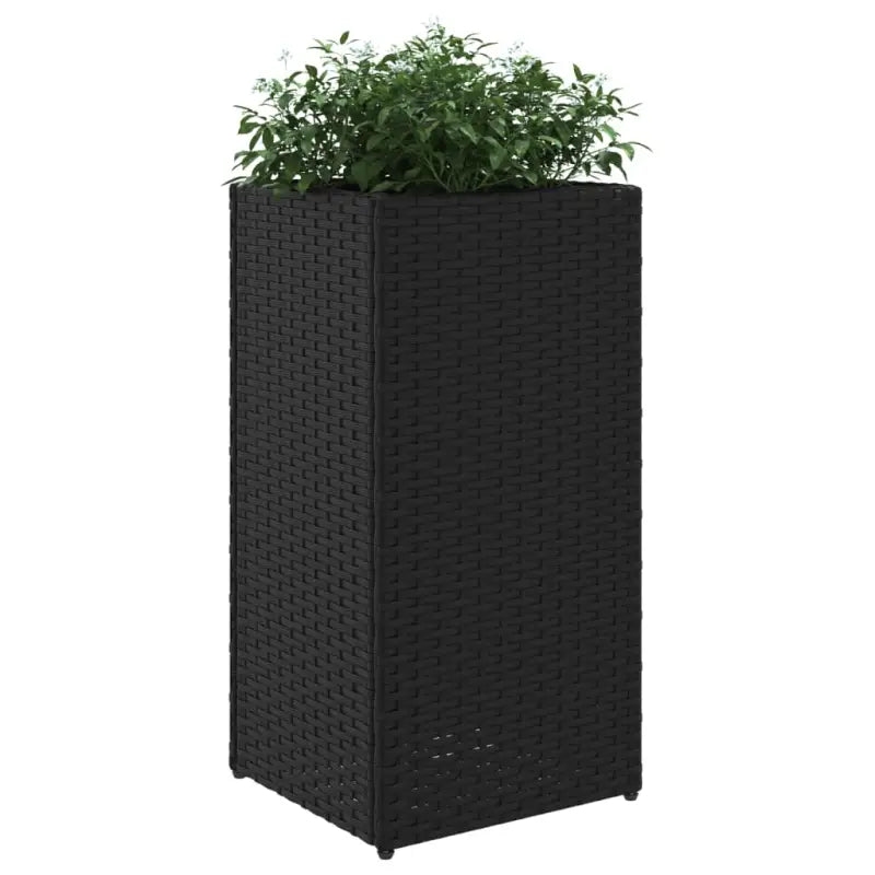 Plantenbakken van poly rattan met nonwoven zak voor buitengebruik - Bloempotten & plantenbakken