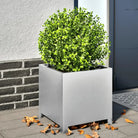 Plantenbakken voor je favoriete planten en bloemen voor tuin en balkon - Gegalvaniseerd staal/Grijs / 40 x 40 x 40 cm
