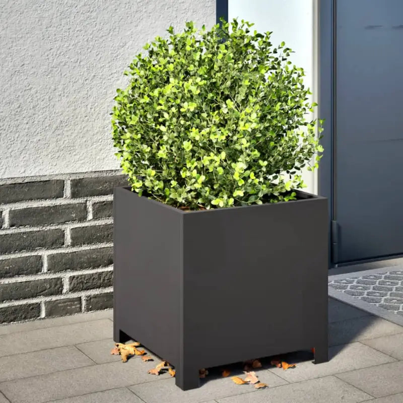 Plantenbakken voor je favoriete planten en bloemen voor tuin en balkon - Staal/Zwart / 40 x 40 x 40 cm / 2