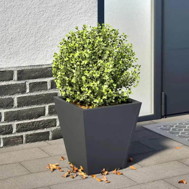 Plantenbakken voor je favoriete planten voor tuin en balkon - Staal/Antracietkleurig / 30 x 30 x 30 cm / 1