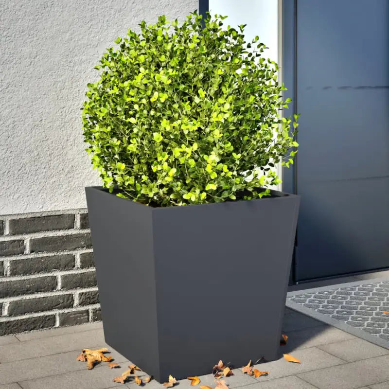 Plantenbakken voor je favoriete planten voor tuin en balkon - Staal/Antracietkleurig / 50 x 50 x 50 cm / 2