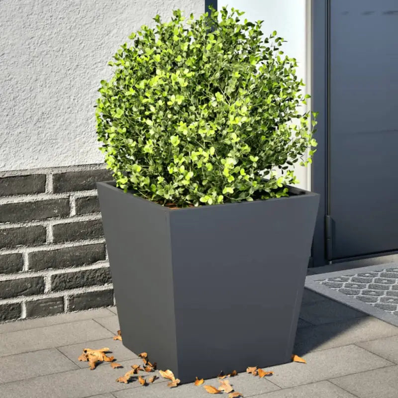 Plantenbakken voor je favoriete planten voor tuin en balkon - Staal/Antracietkleurig / 40 x 40 x 40 cm / 2