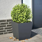 Plantenbakken voor je favoriete planten voor tuin en balkon - Staal/Antracietkleurig / 40 x 40 x 40 cm / 1