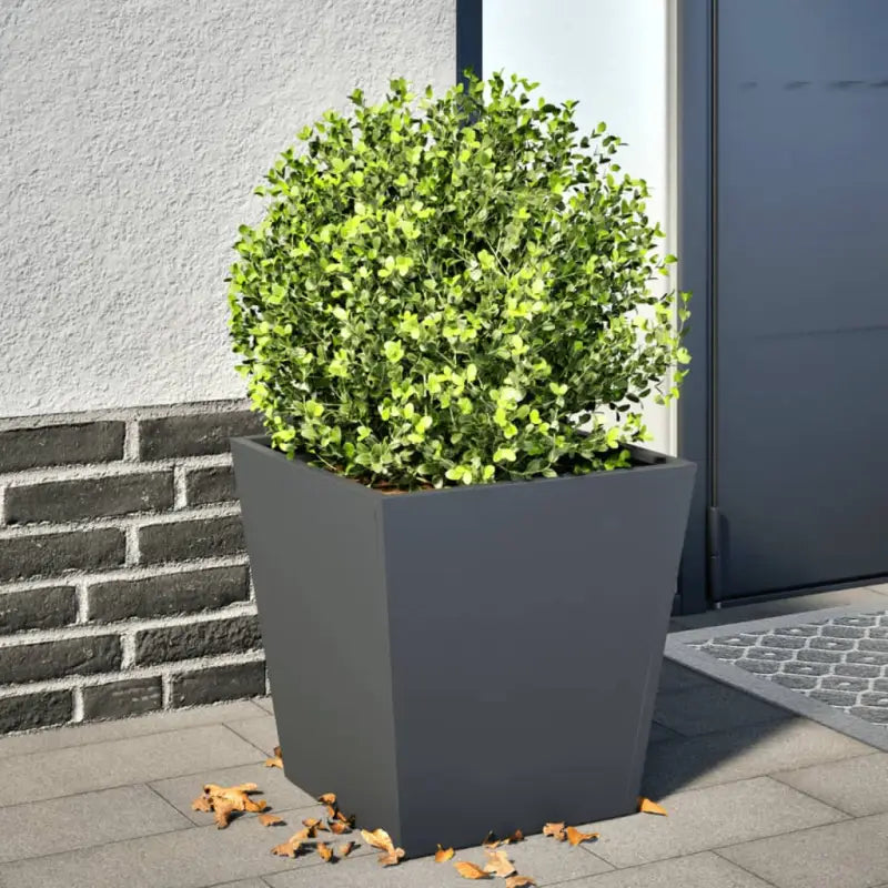 Plantenbakken voor je favoriete planten voor tuin en balkon - Staal/Antracietkleurig / 40 x 40 x 40 cm / 1