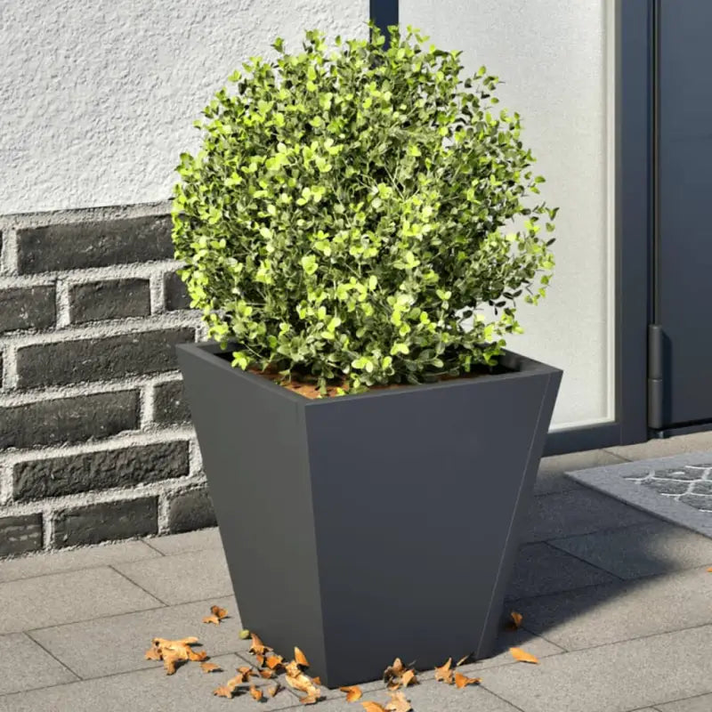 Plantenbakken voor je favoriete planten voor tuin en balkon - Staal/Antracietkleurig / 30 x 30 x 30 cm / 2