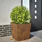 Plantenbakken voor je favoriete planten voor tuin en balkon - Cortenstaal/Bruin / 50 x 50 x 50 cm / 1 - Bloempotten &