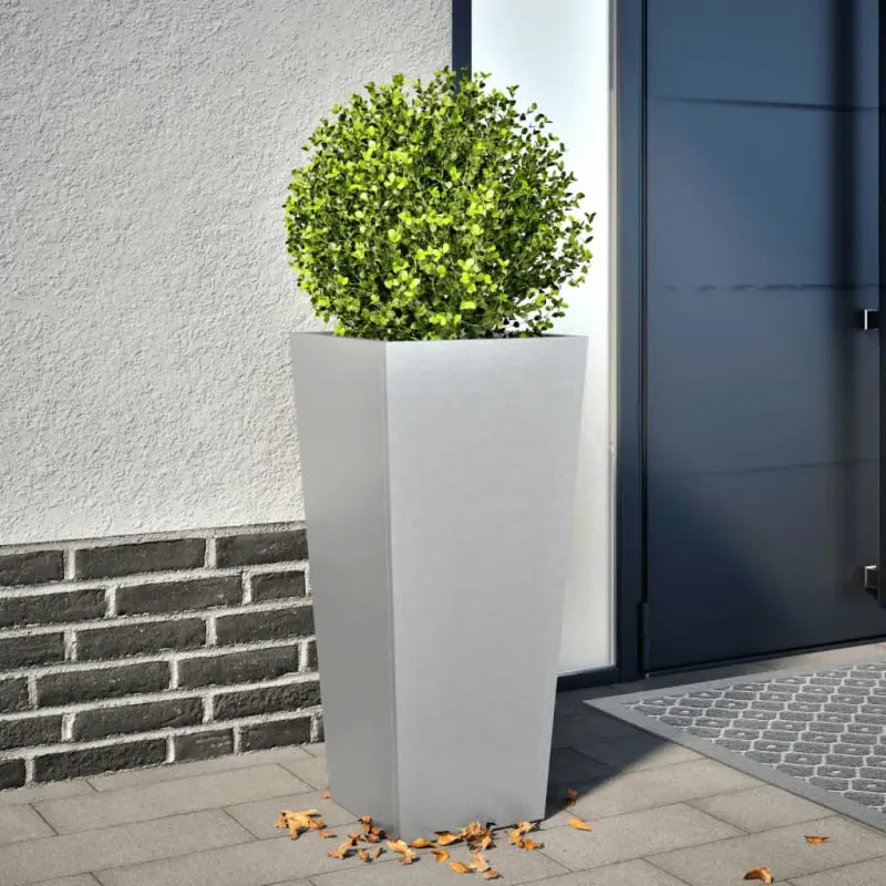 Plantenbakken voor je favoriete planten voor tuin en balkon - Gegalvaniseerd staal/Grijs / 35 x 35 x 75 cm / 1