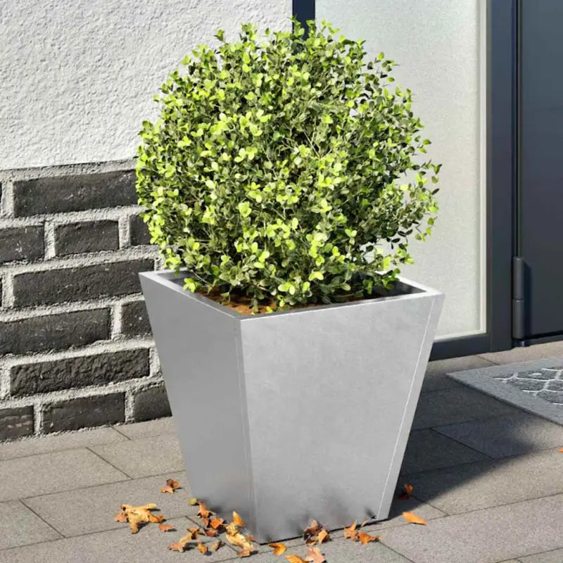 Plantenbakken voor je favoriete planten voor tuin en balkon - Gegalvaniseerd staal/Grijs / 30 x 30 x 30 cm / 2
