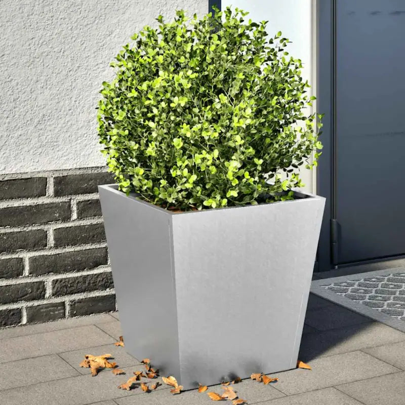 Plantenbakken voor je favoriete planten voor tuin en balkon - Gegalvaniseerd staal/Grijs / 40 x 40 x 40 cm / 2