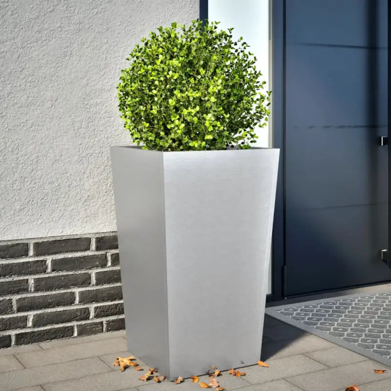 Plantenbakken voor je favoriete planten voor tuin en balkon - Gegalvaniseerd staal/Grijs / 45 x 45 x 75 cm / 1