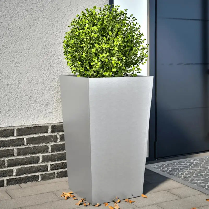 Plantenbakken voor je favoriete planten voor tuin en balkon - Gegalvaniseerd staal/Grijs / 45 x 45 x 75 cm / 2