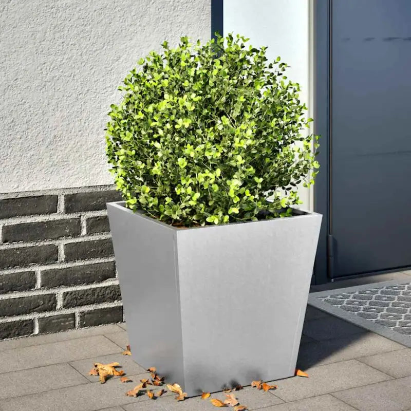 Plantenbakken voor je favoriete planten voor tuin en balkon - Gegalvaniseerd staal/Grijs / 40 x 40 x 40 cm / 1