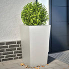 Plantenbakken voor je favoriete planten voor tuin en balkon - Roestvrij staal/Lichtgrijs / 45 x 45 x 75 cm / 2