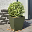 Plantenbakken voor je favoriete planten voor tuin en balkon - Staal/Groen / 30 x 30 x 30 cm / 2 - Bloempotten &