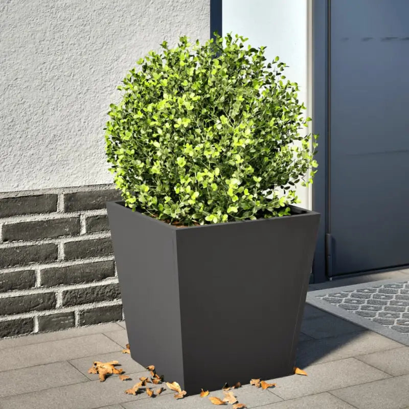 Plantenbakken voor je favoriete planten voor tuin en balkon - Staal/Zwart / 40 x 40 x 40 cm / 1 - Bloempotten &