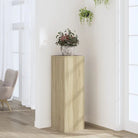 Plantenstandaard van bewerkt hout voor andere decoraties en eenvoudig schoon houden - Sonoma eiken / 1