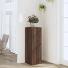 Plantenstandaard van bewerkt hout voor andere decoraties en eenvoudig schoon houden - bruin eikenkleur / 1