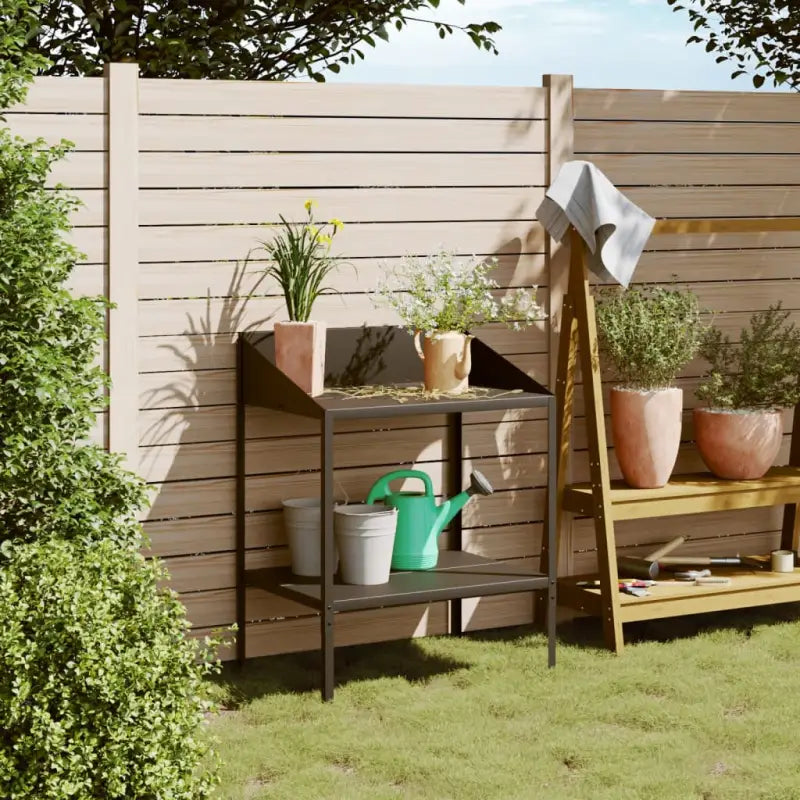 Plantenstandaard van gegalvaniseerd staal voor mooie tuin of interieur - Plantenstandaarden