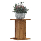 Plantenstandaarden van bewerkt hout voor stijlvolle plantpresentaties - Oud hout / 30 x 30 x 40 cm / 1