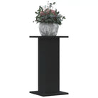 Plantenstandaarden van bewerkt hout voor stijlvolle plantpresentaties - Zwart / 30 x 30 x 60 cm / 1 - Plantenstandaarden