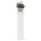 Plantenstandaarden van bewerkt hout voor stijlvolle plantpresentaties - Wit / 30 x 30 x 95 cm / 1 - Plantenstandaarden