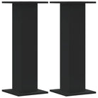 Plantenstandaarden van bewerkt hout voor stijlvolle plantpresentaties - Zwart / 30 x 30 x 80 cm / 1 - Plantenstandaarden