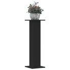 Plantenstandaarden van bewerkt hout voor stijlvolle plantpresentaties - Zwart / 30 x 30 x 95 cm / 1 - Plantenstandaarden