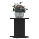 Plantenstandaarden van bewerkt hout voor stijlvolle plantpresentaties - Zwart / 30 x 30 x 40 cm / 1 - Plantenstandaarden