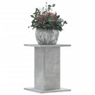 Plantenstandaarden van bewerkt hout voor stijlvolle plantpresentaties - Betongrijs / 30 x 30 x 40 cm / 1