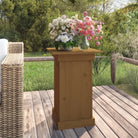 Plantenstandaarden van massief grenenhout voor decoratie en bloemenviering - Honingbruin / 40 x 40 x 60 cm / 1