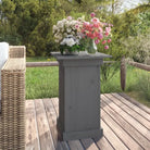 Plantenstandaarden van massief grenenhout voor decoratie en bloemenviering - Grijs / 40 x 40 x 60 cm / 1