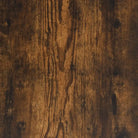 Platenkast met stevige blad en ijzeren poten van bewerkt hout - Cd- & dvd-kasten