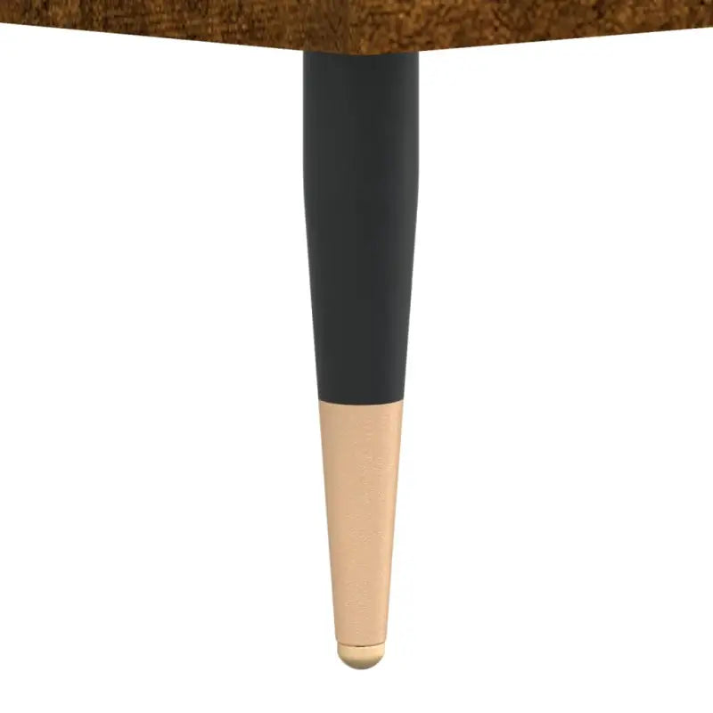 Platenkast met stevige blad en ijzeren poten van bewerkt hout - Cd- & dvd-kasten