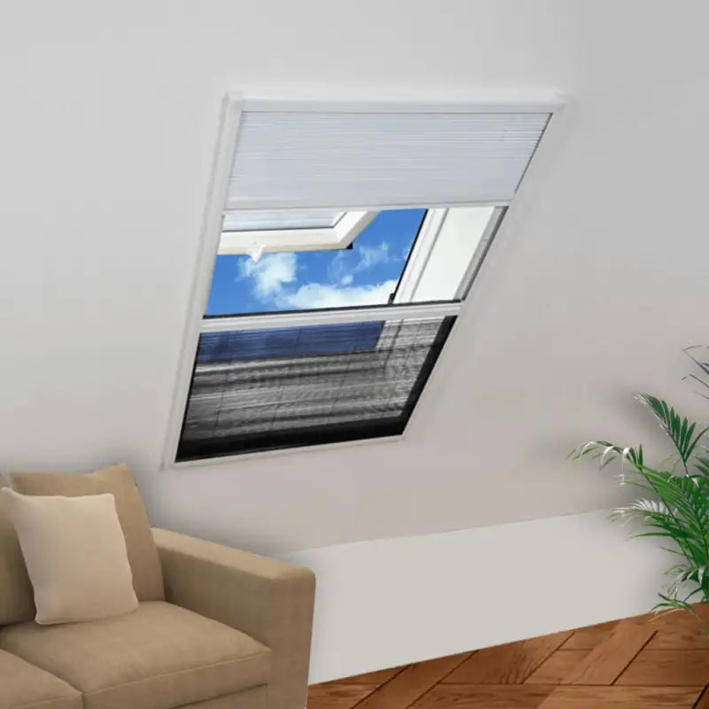 Raamhor Plissé Met Verduistering Aluminium