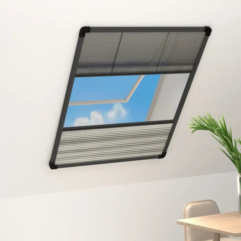 Raamhor Plissé Met Verduistering Aluminium