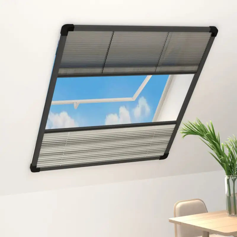Raamhor Plissé Met Verduistering Aluminium