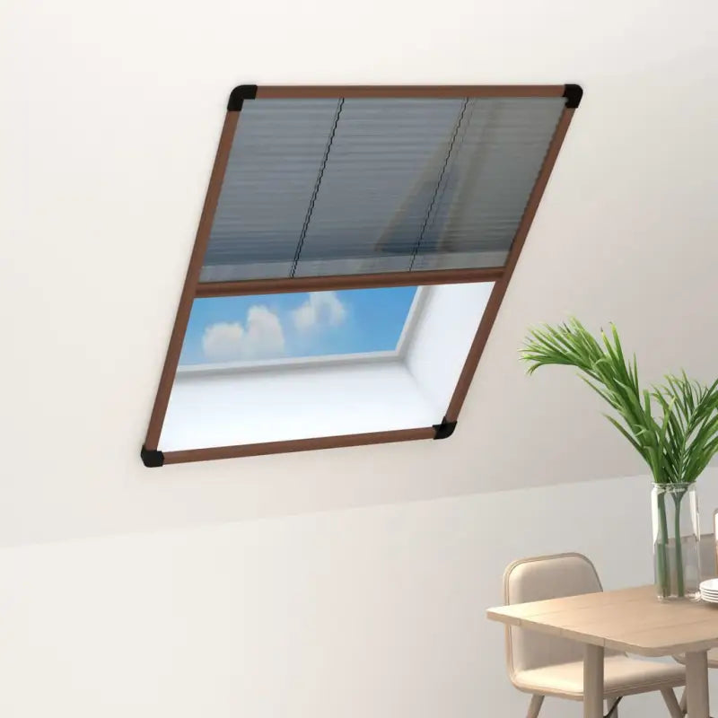 Plissé Raamhorren met Aluminium Frame voor Dakramen Veiliger en Frisser - Raamhorren