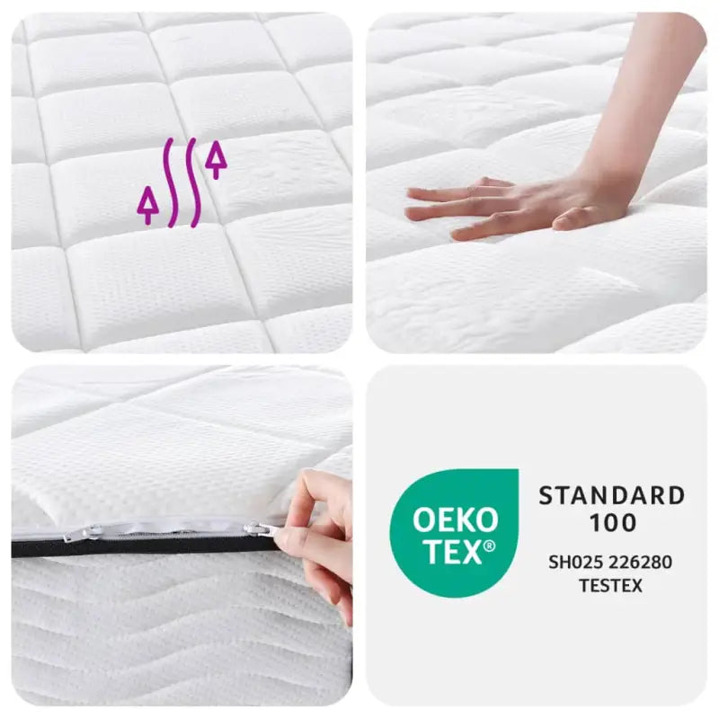Pocketveringmatras voor een comfortabele en duurzame slaapervaring - 100 x 200 cm / 1 - Matrassen
