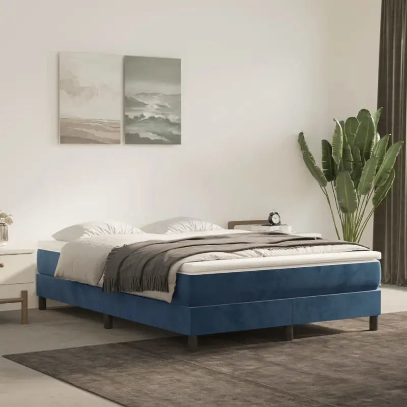 Pocketveringmatras voor een rustgevende en comfortabele nachtrust - Donkerblauw / 140 x 200 cm / 1 - Matrassen