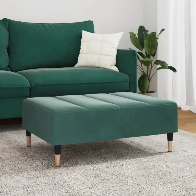 Poefs Comfortabele Fluwelen Voetenbank voor een Modern Interieur - Poefs