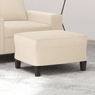 Poefs Een stijlvolle en duurzame voetenbank voor je interieur - Beige / 60 x 50 x 41 cm / 1 - Poefs