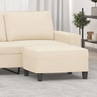 Poefs Een stijlvolle en duurzame voetenbank voor je interieur - Beige / 70 x 55 x 41 cm / 1 - Poefs