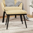 Poefs met metalen poten voor een modern en comfortabel interieur - Poefs