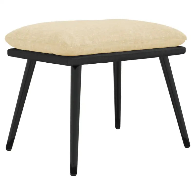 Poefs met metalen poten voor een modern en comfortabel interieur - Poefs