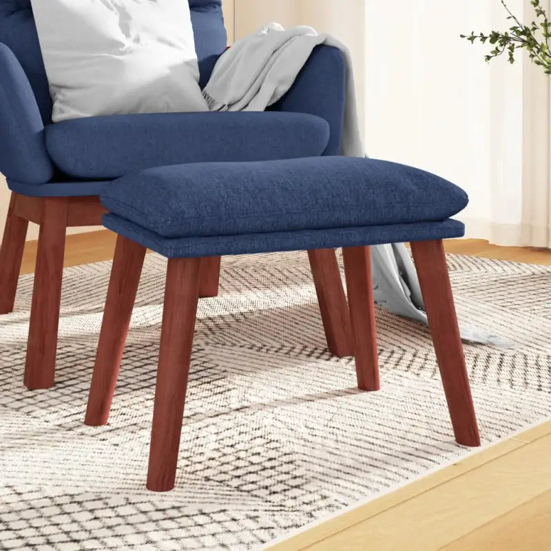 Poefs voor een modern en comfortabel interieur - Blauw / 1 / Donkerbruin - Poefs