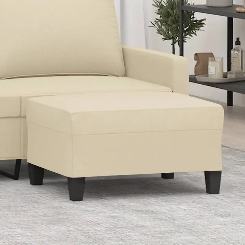 Poefs voor een modern en comfortabel interieur - Crème / 70 x 55 x 41 cm / 1 - Poefs