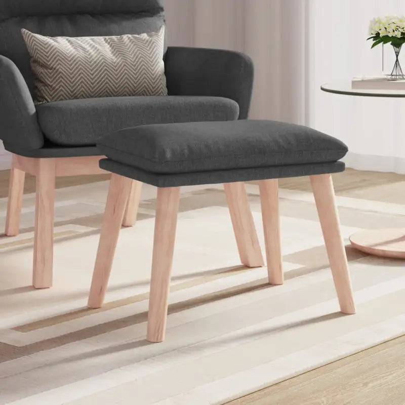 Poefs voor een modern en comfortabel interieur - Donkergrijs / 1 / Lichtbruin - Poefs