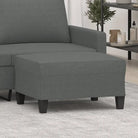 Poefs voor een modern en comfortabel interieur - Donkergrijs / 70 x 55 x 41 cm / 1 - Poefs